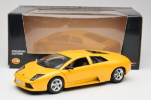 Lamborghini Murcielago LP640 Gul Bburago 1:18 23124646-M1 Metall — bild 8 av 8