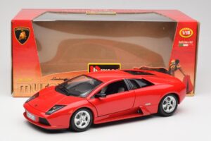 Lamborghini Murcielago Röd Bburago 1:18 3316 Metall — bild 8 av 8