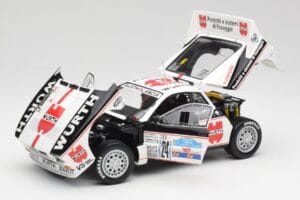 Lancia 037 #1 G. Cunico / E. Bartolich Targa Florio Winner 1983 Kyosho 1:18 08302H Metall — bild 2 av 8