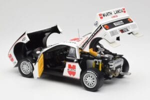 Lancia 037 #1 G. Cunico / E. Bartolich Targa Florio Winner 1983 Kyosho 1:18 08302H Metall — bild 5 av 8