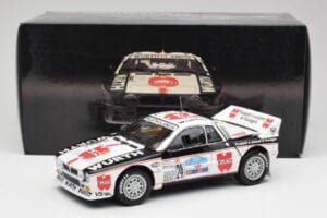 Lancia 037 #1 G. Cunico / E. Bartolich Targa Florio Winner 1983 Kyosho 1:18 08302H Metall — bild 8 av 8