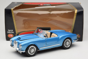 Lancia Aurelia B24 Spider Blå Bburago 1:18 3010-M1 Metall — bild 8 av 8