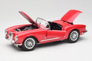 Lancia Aurelia B24 Spider Röd Bburago 1:18 3010 Metall — bild 2 av 8