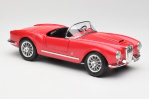 Lancia Aurelia B24 Spider Röd Bburago 1:18 3010 Metall — bild 6 av 8