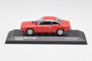 Lancia Beta Coupe Röd Minichamps 1:43 400125720 Metall