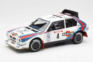 Lancia Delta S4 Martini #4 H. Toivonen / S. Cresto Rally Tour de Corse 1986 AUTOart 1:18 88620 Metall