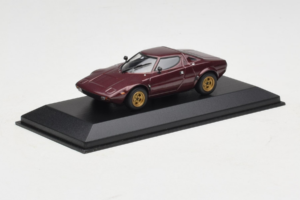 Lancia Stratos Burgundyrött Minichamps 1:43 LANCIA001 Metall — bild 2 av 4