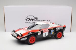 Lancia Stratos HF Gr.4 Svart #0 M. Alen / I. Kivimäki Rally San Remo 1978 Otto 1:12 G088 Resin — bild 6 av 6