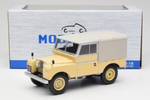 Land Rover 88 Series 1 Hard Top Ljusbeige MCG 1:18 MCG18368 Metall — bild 6 av 6