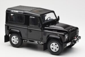 Land Rover Defender 90 Santorini Svart Metallic Kyosho 1:18 08901BK Metall — bild 6 av 8