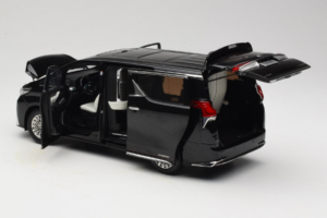 Lexus LM300h Svart Kyosho 1:18 08963BK Metall — bild 5 av 8