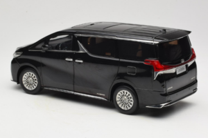 Lexus LM300h Svart Kyosho 1:18 08963BK Metall — bild 7 av 8