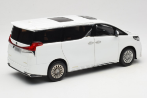 Lexus LM300h White Pearl Kyosho 1:18 08963WP Metall — bild 3 av 8