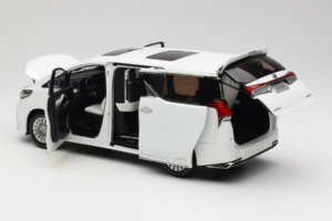 Lexus LM300h White Pearl Kyosho 1:18 08963WP Metall — bild 5 av 8