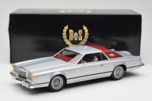 Lincoln Continental Mark V Coupe Silver BoS Models 1:18 BOS084 Resin — bild 6 av 6