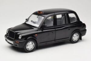 London Taxi TX1 Svart Sun Star 1:18 1120 Metall
