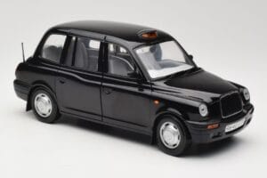 London Taxi TX1 Svart Sun Star 1:18 1120 Metall — bild 6 av 8