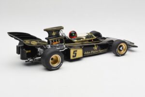 Lotus 72D #5 E. Fittipaldi John Player Special GP Spain 1972 MCG 1:18 MCG18610F Metall — bild 3 av 6
