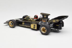Lotus 72D #5 E. Fittipaldi John Player Special GP Spain 1972 MCG 1:18 MCG18610F Metall — bild 4 av 6