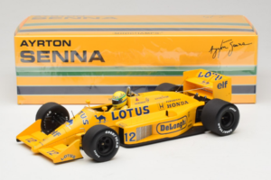 Lotus 99T Honda #12 A. Senna Team Lotus 1987 Minichamps 1:18 540871812 Metall — bild 7 av 7