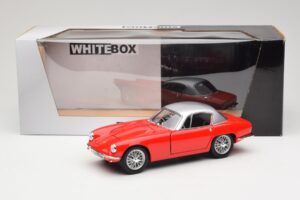 Lotus Elise S1 Röd & Silver Whitebox 1:18 WB18003 Metall — bild 8 av 8