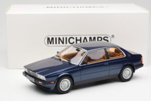 Maserati Biturbo Coupe Mörkblå Metallic Minichamps 1:18 107123500 Metall — bild 6 av 6