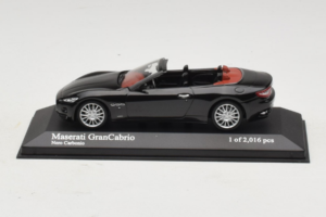 Maserati GranCabrio Svart Metallic Minichamps 1:43 400123930 Metall
