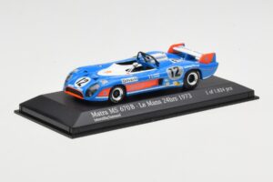 Matra Simca MS670B #12 J-P. Beltoise / J-P. Jabouille / J-P. Jaussaud 24 Hours of Le Mans 1973 Minichamps 1:43 430731112 Meta — bild 2 av 4