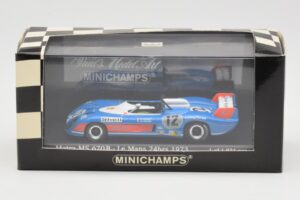 Matra Simca MS670B #12 J-P. Beltoise / J-P. Jabouille / J-P. Jaussaud 24 Hours of Le Mans 1973 Minichamps 1:43 430731112 Meta — bild 4 av 4
