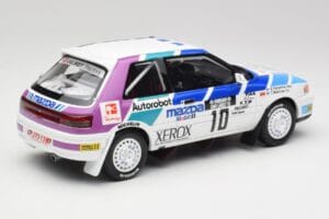 Mazda 323 GTX #10 T. Makinen / S. Harjanne 1000 Lakes Rally 1991 Otto 1:18 OT1099 Resin — bild 2 av 6