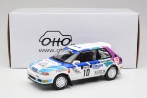 Mazda 323 GTX #10 T. Makinen / S. Harjanne 1000 Lakes Rally 1991 Otto 1:18 OT1099 Resin — bild 6 av 6
