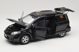 Mazda 5 Svart Paudi 1:18 2169BK Metall — bild 2 av 8