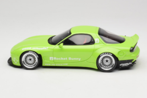 Mazda RX-7 FD Rocket Bunny Pearl Green Otto 1:18 OT1155 Resin — bild 3 av 6