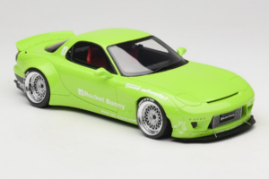 Mazda RX-7 FD Rocket Bunny Pearl Green Otto 1:18 OT1155 Resin — bild 4 av 6