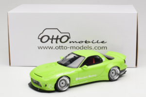 Mazda RX-7 FD Rocket Bunny Pearl Green Otto 1:18 OT1155 Resin — bild 6 av 6