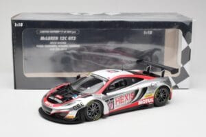 McLaren 12C GT3 Hexis Racing #107 O. Panis / F. Cazenave 24 Hours of Spa 2013 Minichamps 1:18 151131397 Metall — bild 6 av 6