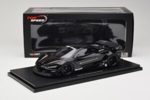 McLaren 720S Liberty Walk Svart TopSpeed 1:18 TS0587 Resin — bild 6 av 6