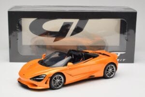 McLaren 750S Spider Papaya Orange GT Spirit 1:18 GT488 Resin — bild 6 av 6
