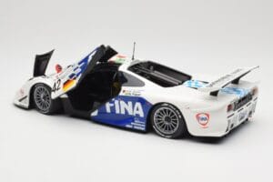 McLaren F1 GTR BMW Motorsport #42 J. Lehto / S. Soper / N. Piquet 24 Hours of Le Mans 1997 Minichamps 1:18 530133742 Metall — bild 5 av 8