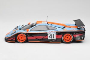McLaren F1 GTR Gulf #41 P. Gounon / S. Oloffson 24 Hours of Le Mans 1997 Minichamps 1:18 530133741 Metall — bild 4 av 8