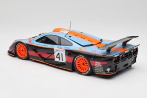 McLaren F1 GTR Gulf #41 P. Gounon / S. Oloffson 24 Hours of Le Mans 1997 Minichamps 1:18 530133741 Metall — bild 7 av 8