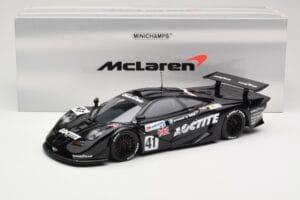 McLaren F1 GTR Gulf Team Davidoff #41 T. Bscher / E. Pirro / R. Capello 24 Hours of Le Mans 1998 Minichamps 1:18 530133841 Me — bild 8 av 8