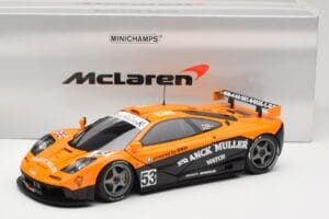McLaren F1 GTR Kokusai Kaihatsu Racing #53 O. Giroix / J. Sala / P. Deletraz 24 Hours of Le Mans 1996 Minichamps 1:18 5301336 — bild 8 av 8