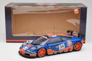 McLaren F1 GTR #34 Gulf Racing 1996 UT Models 1:18 39621 Metall — bild 8 av 8