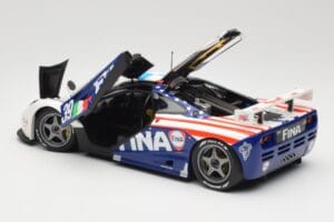 McLaren F1 GTR Team Bigazzi #39 N. Piquet / A. Cecotto / D. Sullivan 24 Hours of Le Mans 1996 Minichamps 1:18 530133639 Metal — bild 5 av 8