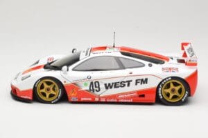 McLaren F1 GTR West Competition #49 J. Nielsen / J. Mass / T. Bscher 24 Hours of Le Mans 1995 Minichamps 1:18 530133549 Metal — bild 4 av 8