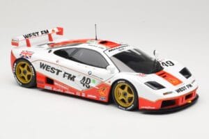 McLaren F1 GTR West Competition #49 J. Nielsen / J. Mass / T. Bscher 24 Hours of Le Mans 1995 Minichamps 1:18 530133549 Metal — bild 6 av 8