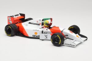 McLaren MP4/8 Ford #8 A. Senna Winner European GP Donington 1993 Minichamps 1:18 540931848 Metall — bild 4 av 6