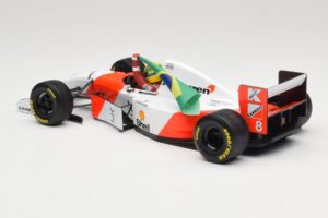 McLaren MP4/8 Ford #8 A. Senna Winner European GP Donington 1993 Minichamps 1:18 540931848 Metall — bild 5 av 6