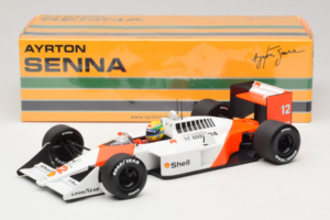 McLaren MP4/4 Honda #12 A. Senna Marlboro McLaren F1 World Champion 1988 Minichamps 1:18 540881812 Metall — bild 7 av 7